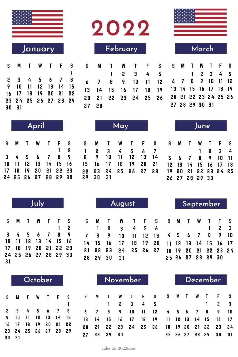 Federal Holidays For 2022 / 2022 Calendar With Us Holidays Ms Word Download : This 2022 List Of  Free Printable 2022 Calendar With Holidays