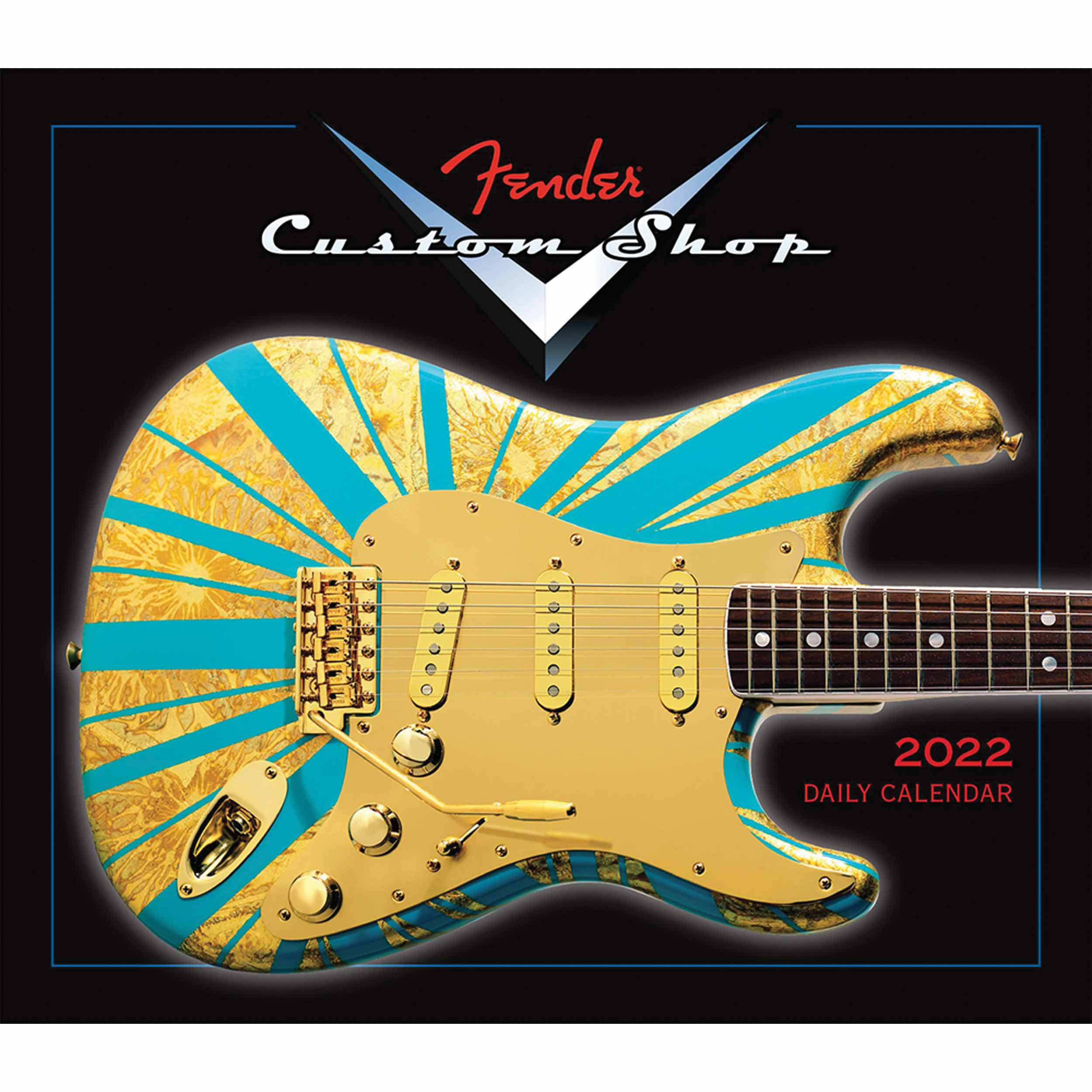 Fender Custom Shop, Guitars Unofficial Desk Calendar 2022  Calendar 2022 Custom