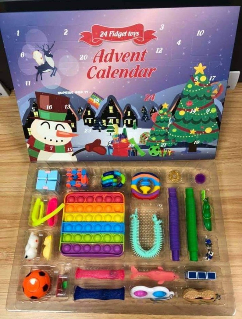 Fidget Advent Calendar Sensory Advent Toy Advent Calendar  Fidget Advent Calendar Malta