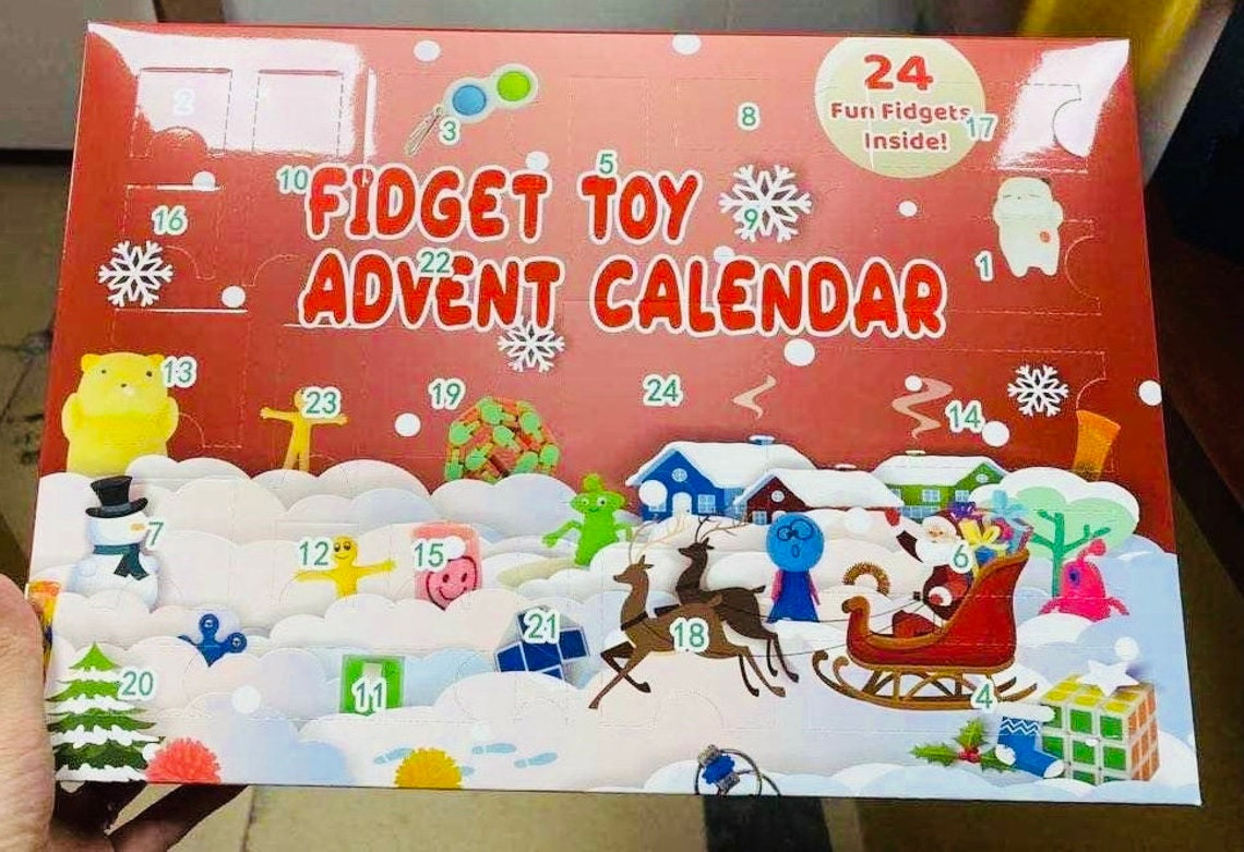 Fidget Toy Advent Calendar Advent Calendar Toy Advent | Etsy  Fidget Advent Calendar Sale