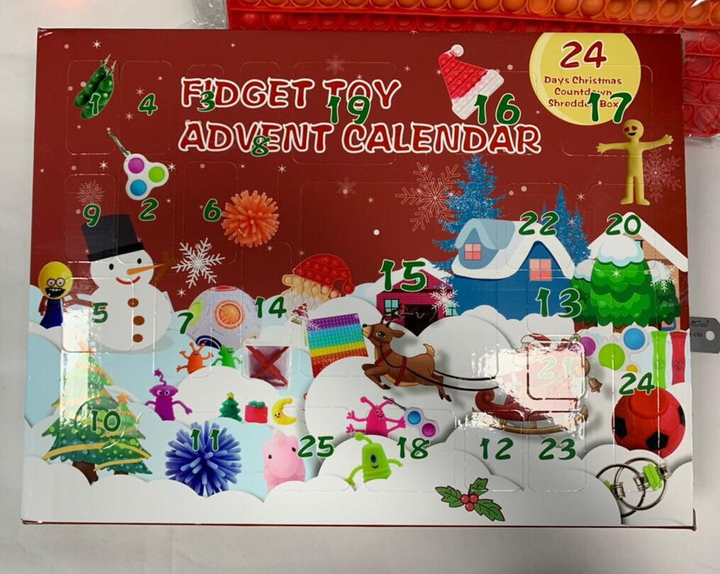 Fidget Toy Advent Calendar | Etsy  Fidget Advent Calendar Poison