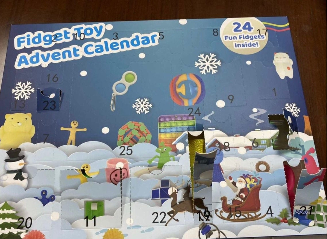 Fidget Toy Advent Calendar | Etsy  Fidget Toy Advent Calendar
