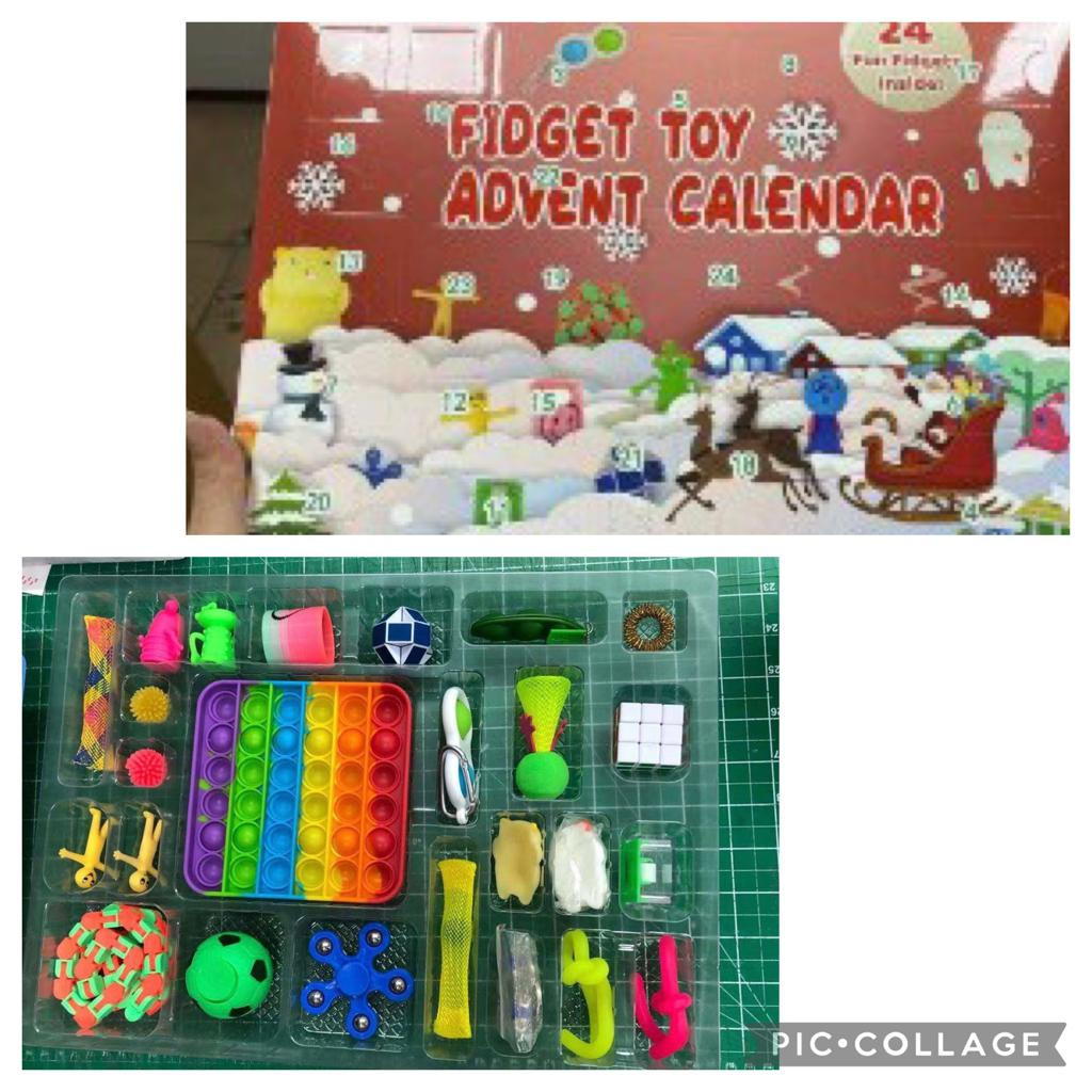 Fidget Toy Advent Calendar - Personalise-Wholesale Blanks  Luxury Fidget Advent Calendar