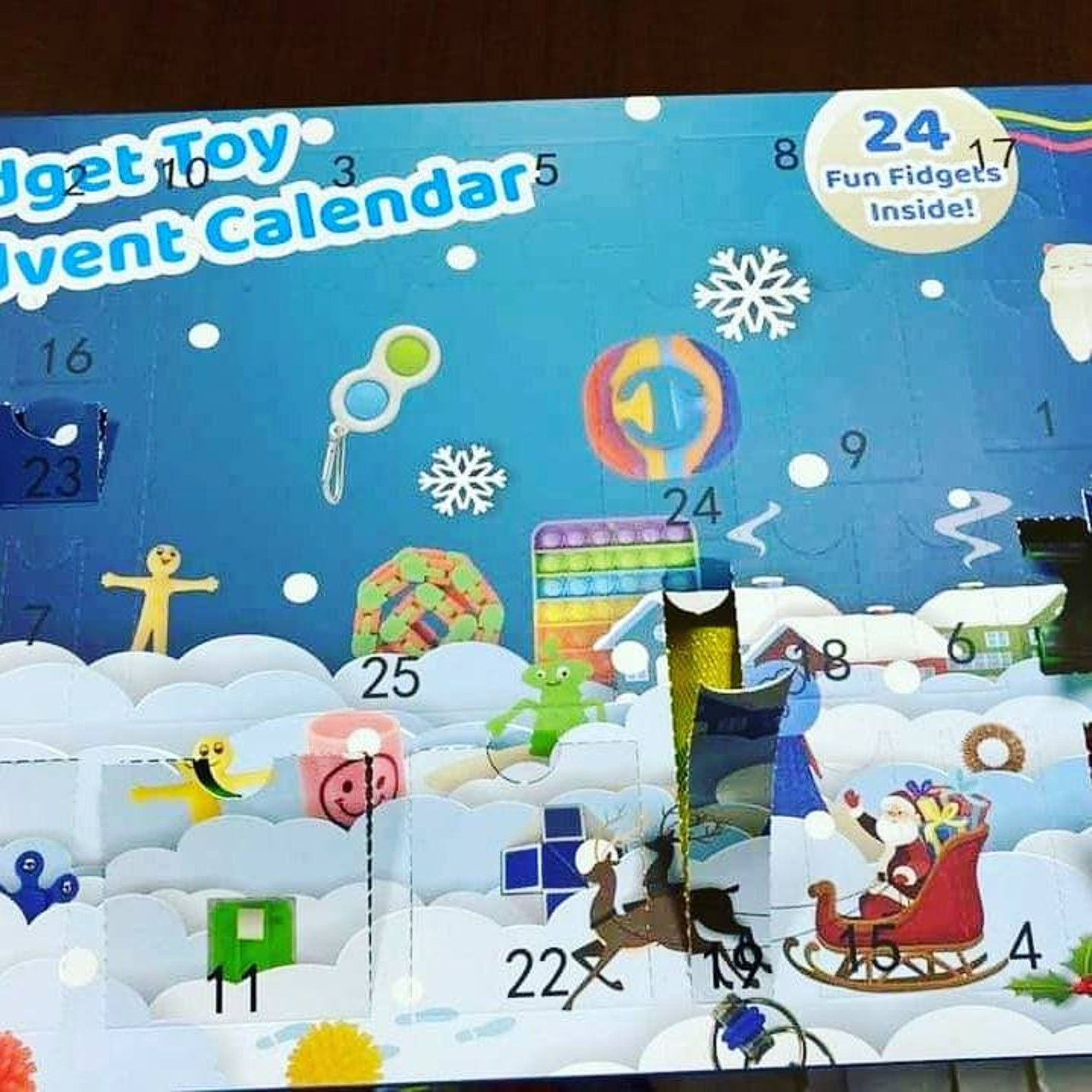 Fidget Advent Calendar Poison Template Calendar Design