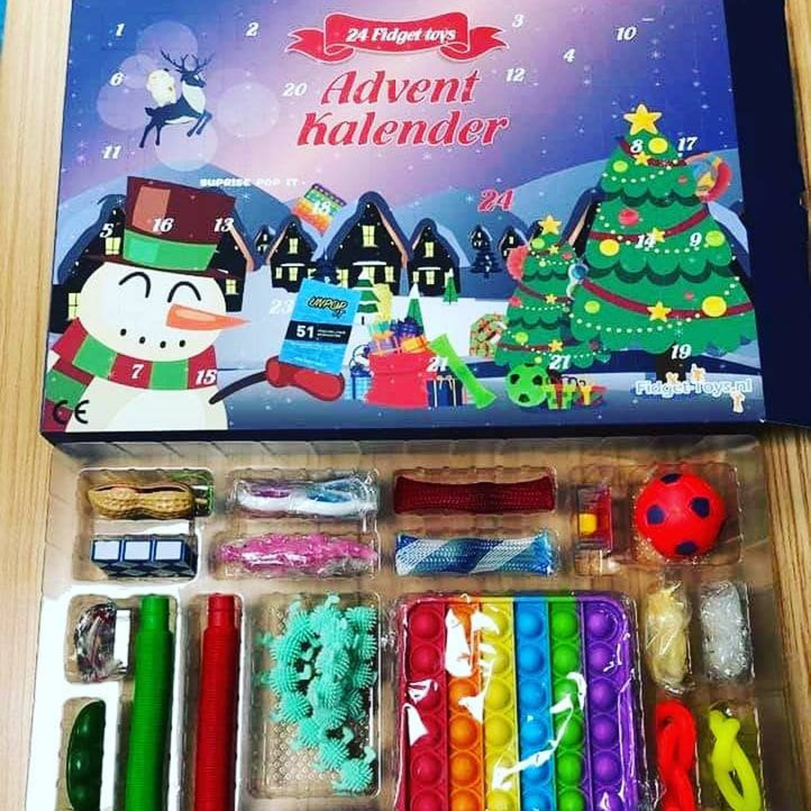 Fidget Toys Advent Calendar Sensory Toys 2021 Advent | Etsy  Fidget Advent Calendar Usa