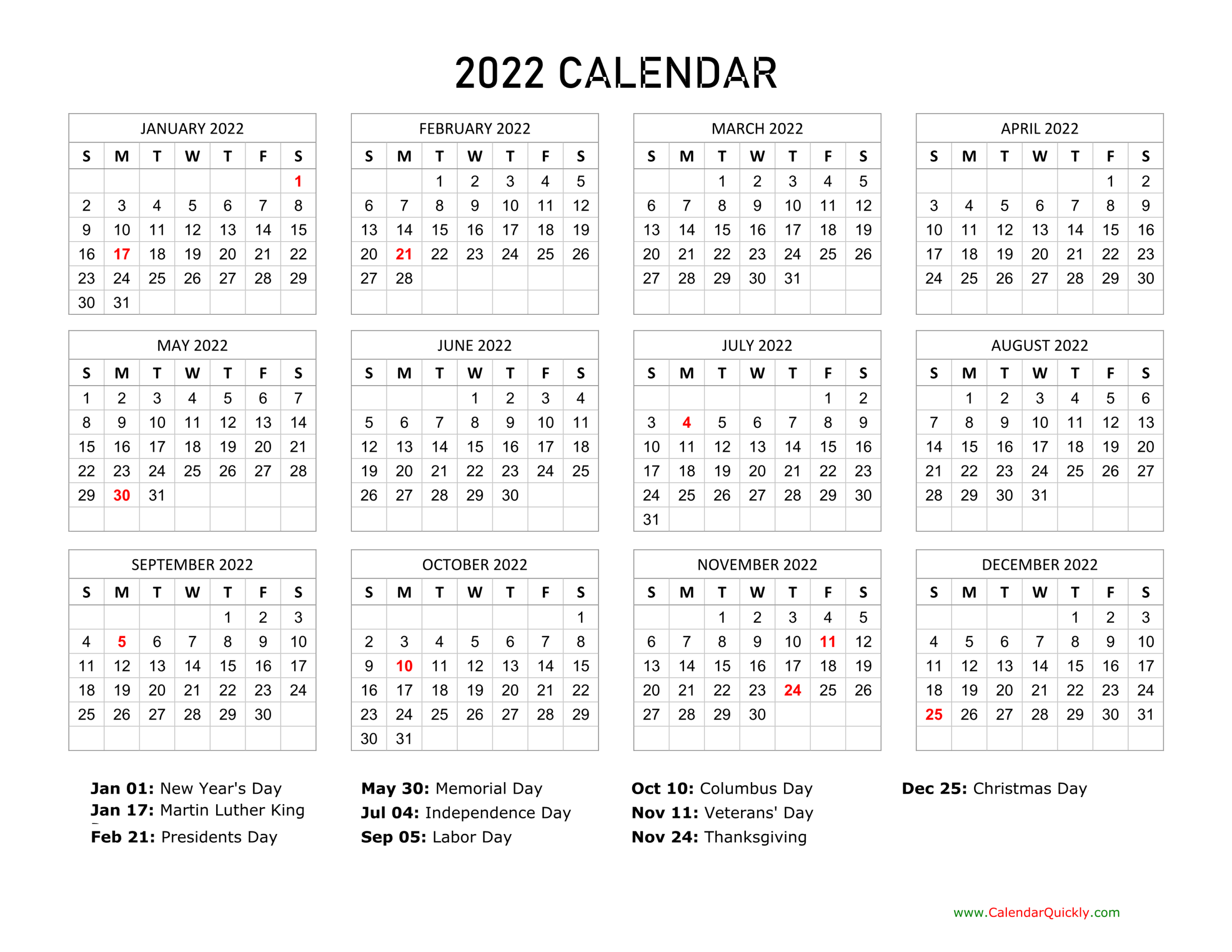 2022 Calendar Philippines With Holidays Printable - Template Calendar ...