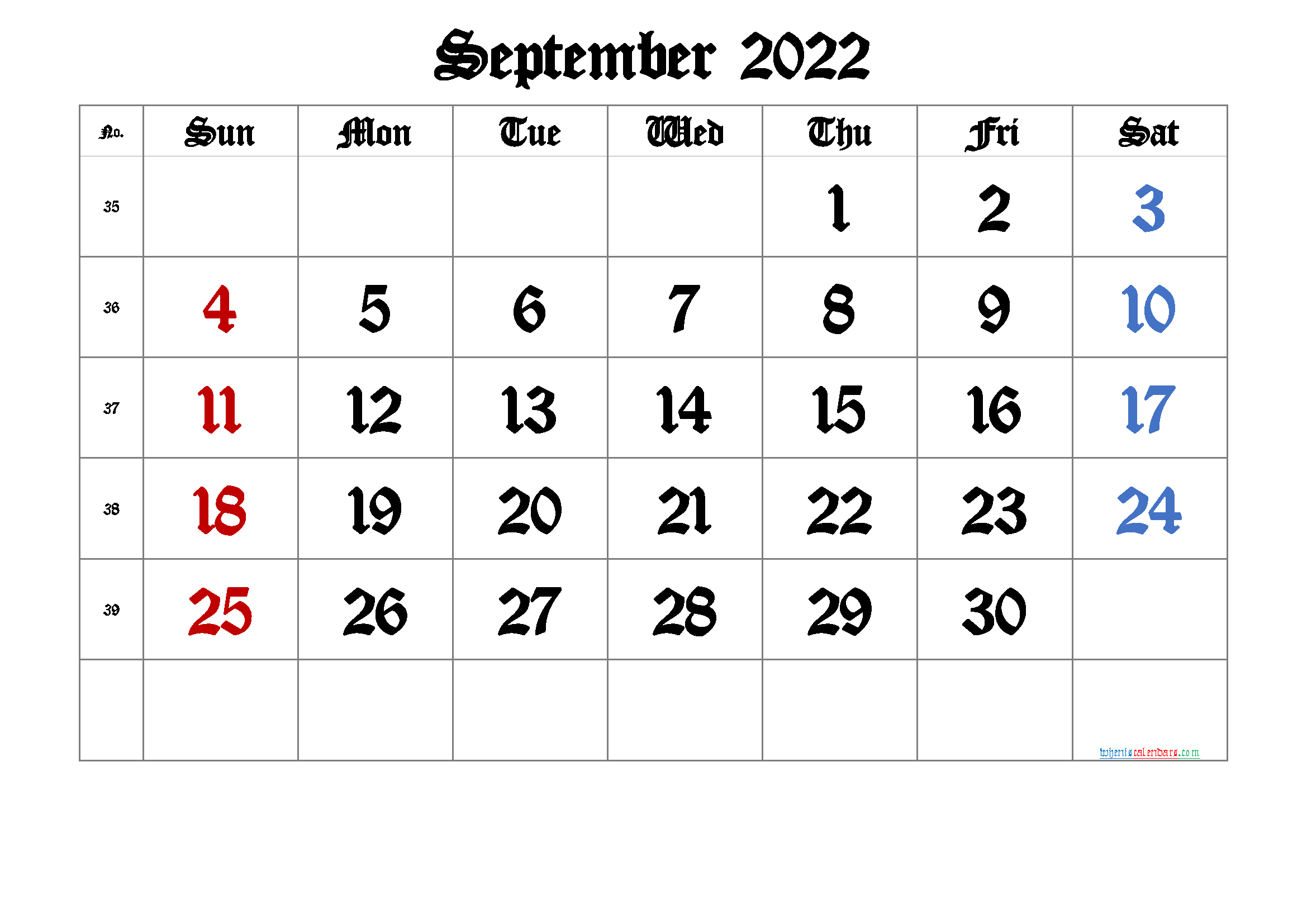 Free Printable 2022 September Calendar  Astronomy Picture Of The Day Calendar September 2022
