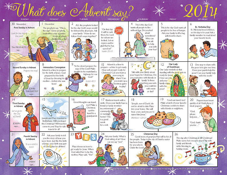 Religious Advent Calendar 2022 Template Calendar Design