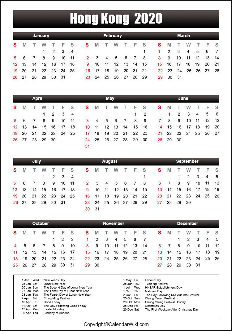 Hong Kong Government Calendar 2021 | Huts Calendar  Calendar 2022 Hp Govt