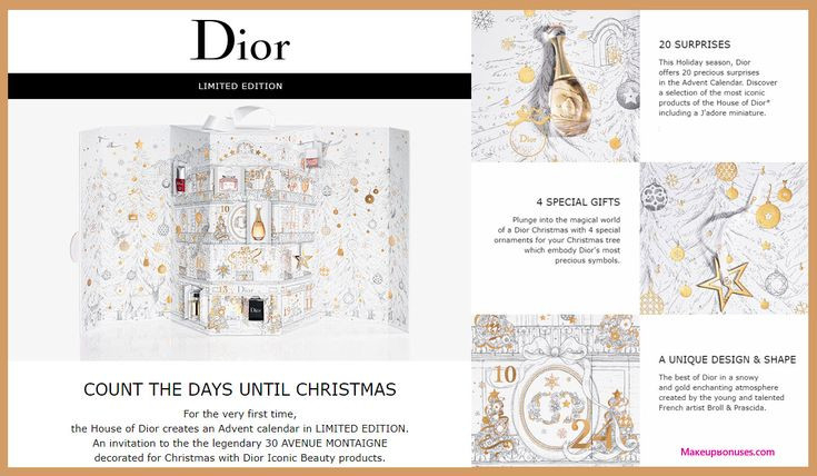 House Of Dior Limited Edition Advent Calendar Daily Luxe  Dior Advent Calendar 2022 How Much