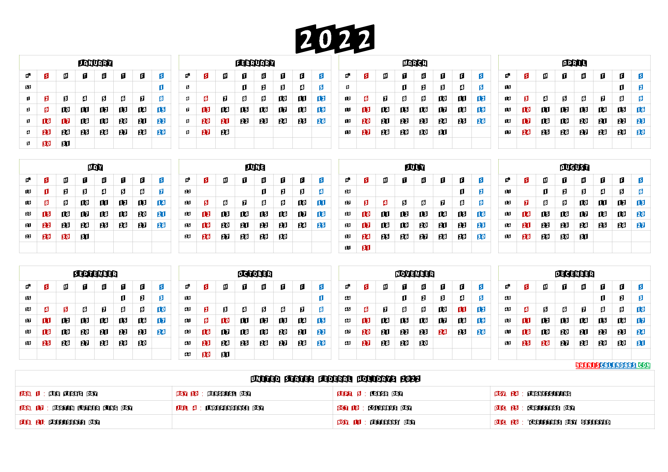 Is January 3 2022 A Holiday - Deholy  2022 Calendar Printable Hong Kong