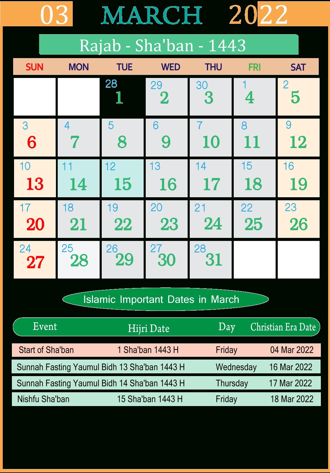 Islamic Calendar 2022 May | Calendar Template 2022  Islamic Calendar For 2022