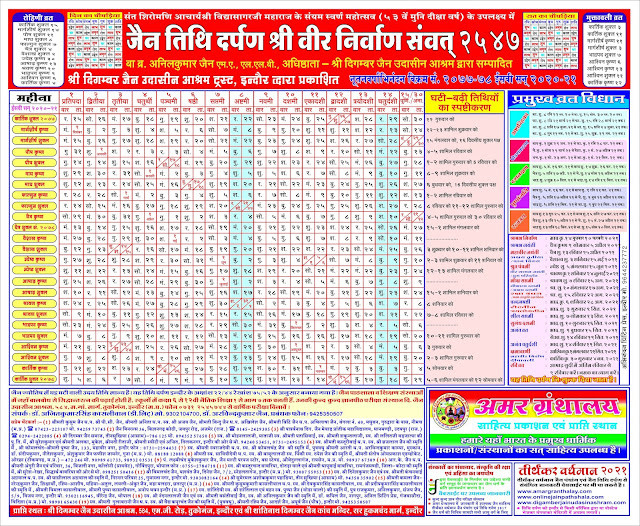 Jain Panchang 2022 Pdf - Jain Tithi Calendar 2022, Jain Parv And Festivals List | Ganpati Sevak  California Telugu Calendar 2022