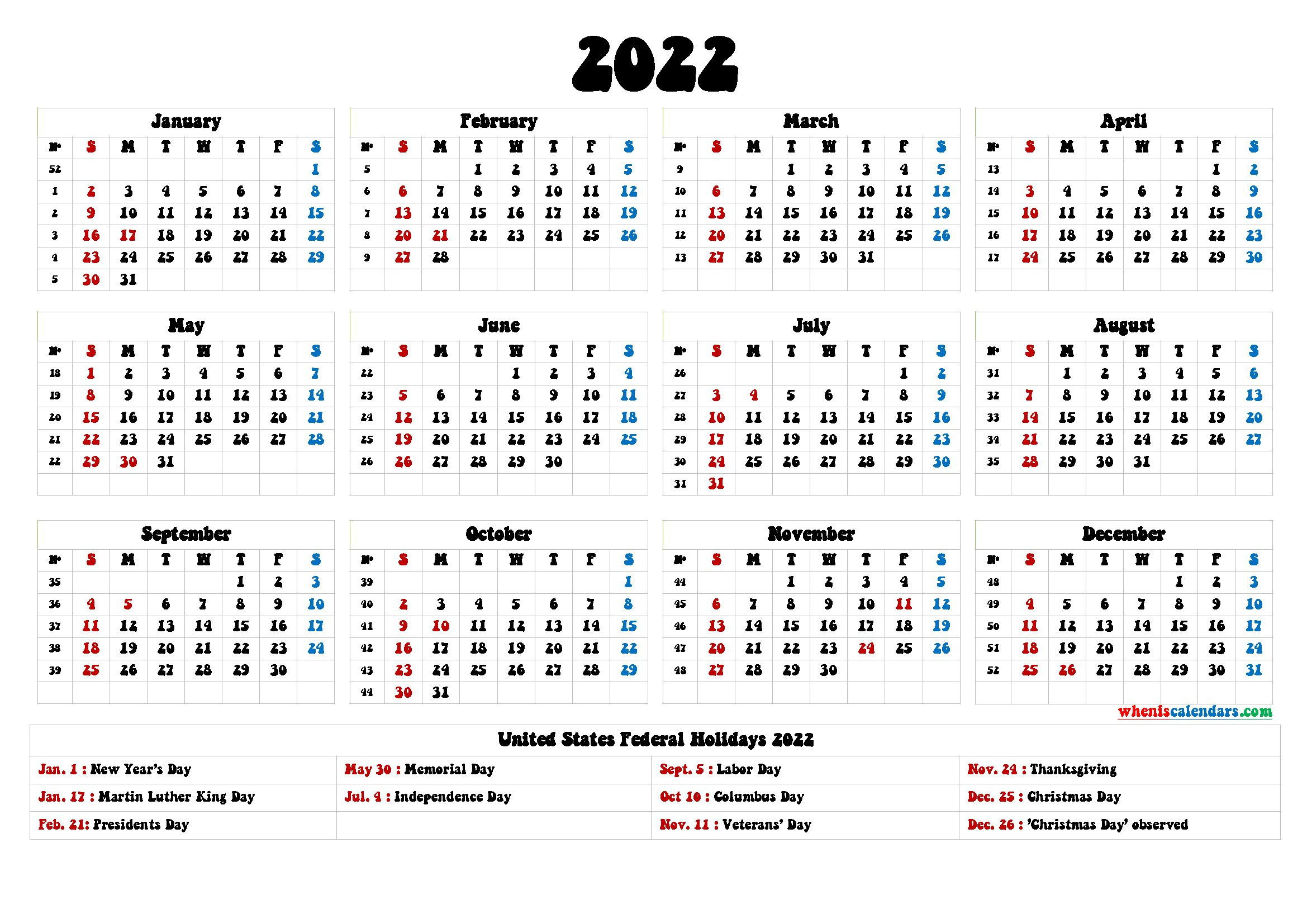 Julian Date Calendar 2022 Printable | Free Resume Templates  Julian Calendar 2022 Quadax