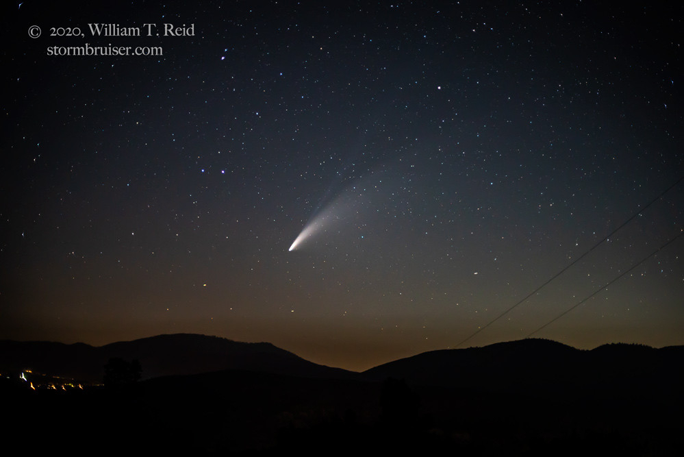 July 16, 2020 Comet Neowise From Chuchupate, California  Astronomy Picture Of The Day Neowise