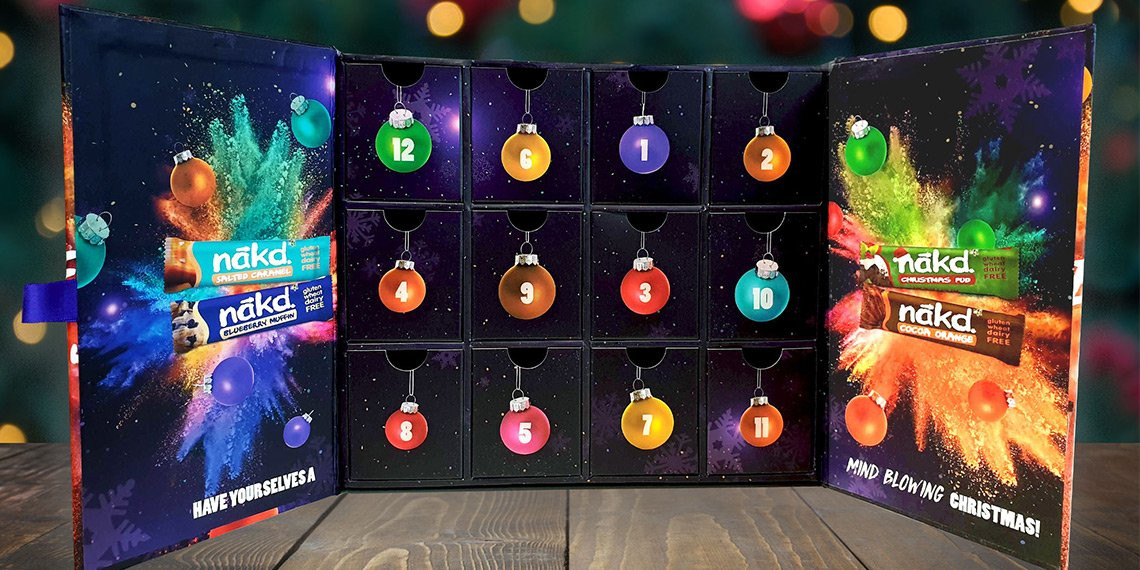 Luxury Packaging Case Study | Nakd Foods Advent Calendar  Luxury Fidget Advent Calendar