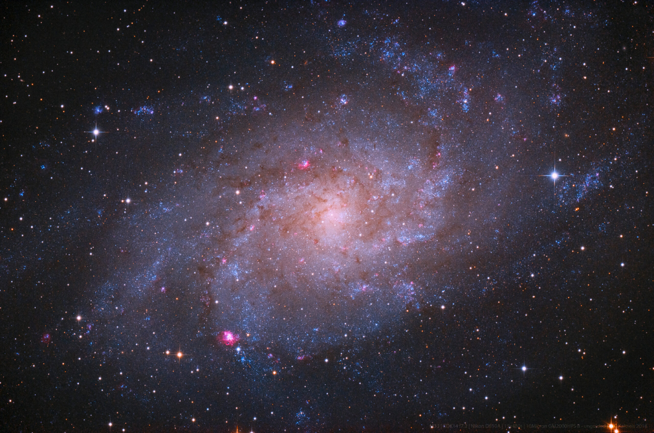M33 : La Galaxie Du Triangle  Apod Nasa Calendar Meaning