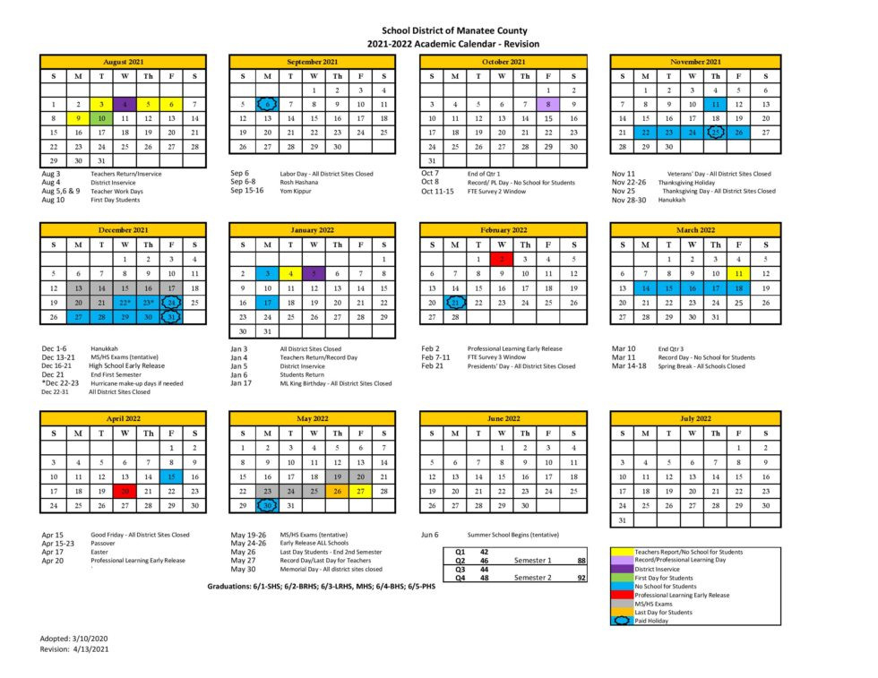 Cps Calendar 2022 Florida - Template Calendar Design