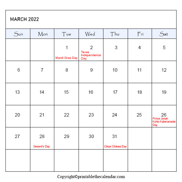 Mar 2 | Printable The Calendar  Lunar Calendar April 2022