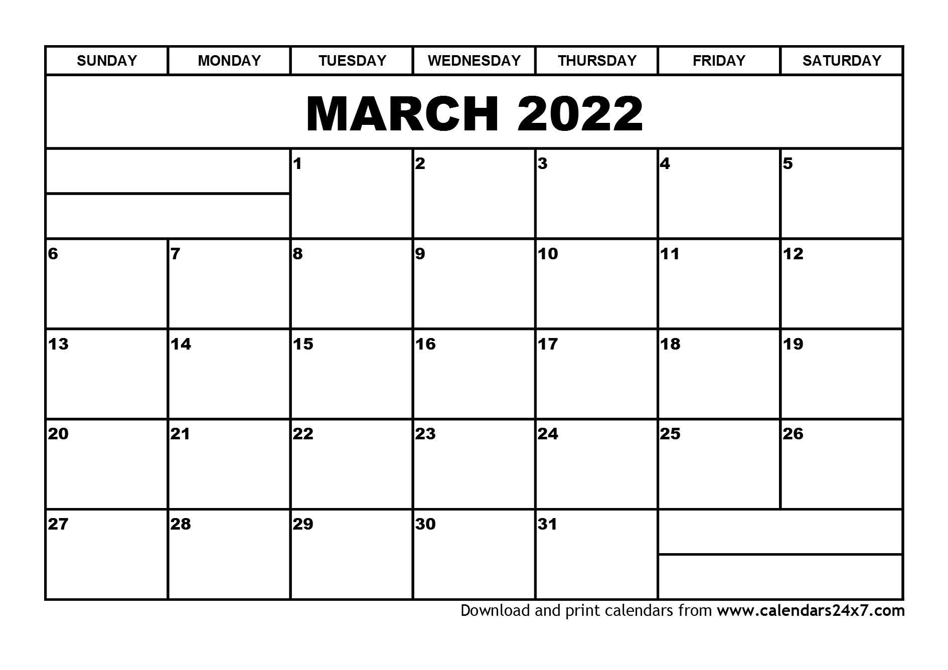 March 2022 Calendar &amp; April 2022 Calendar  March April 2022 Calendar Printable