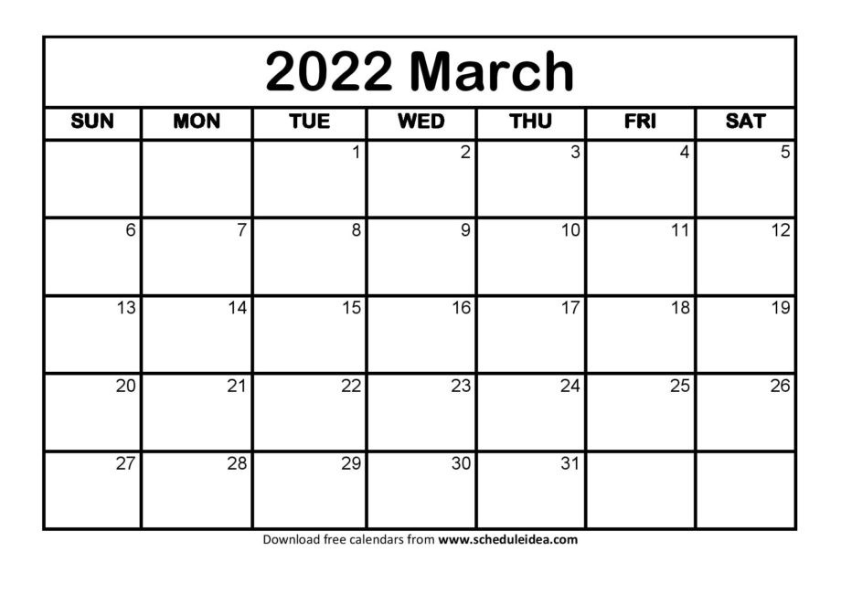 March 2022 Printable Calendar Free Win Calendar - 2023  Win Free Printable Calendar 2022