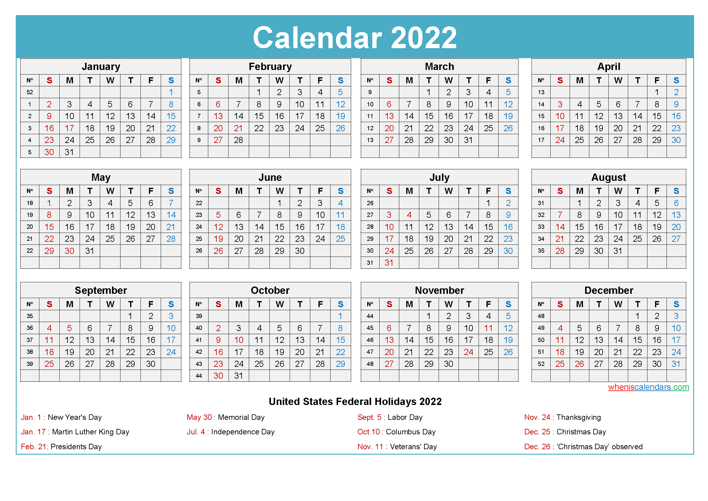 Maxine Desk Calendar 2022 With Holidays Printable  2022 Printable Calendar One Page With Holidays Us