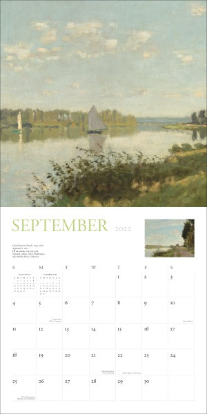 Monet 2022 Wall Calendar - Flame Tree Publishing  Among Us Advent Calendar 2022