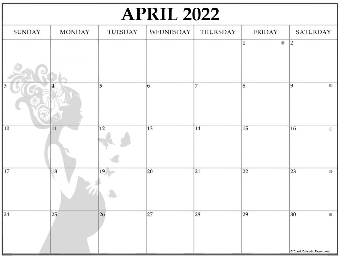 Moon Phase Calendar May 2022 | Calendar Template 2022  Lunar Calendar May 2022