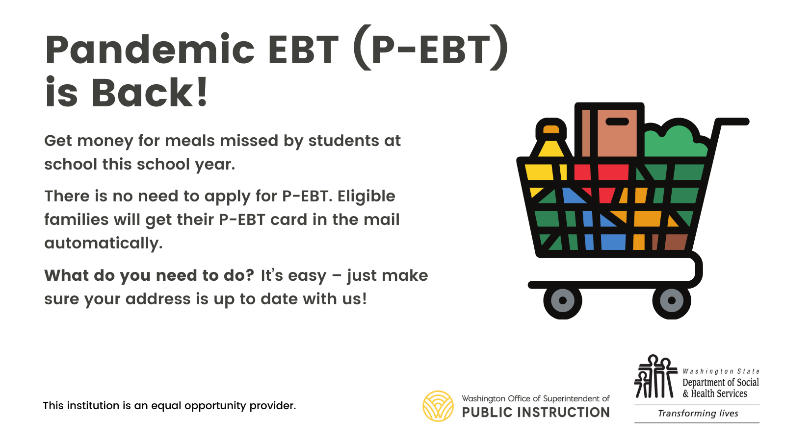 Nutrition (Food) Services - Nutrition Services - West  Ebt Calendar For 2022