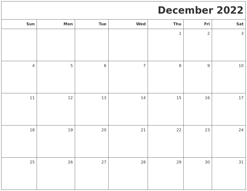 October 2022 Calendars To Print  Blank October 2022 Calendar Printable
