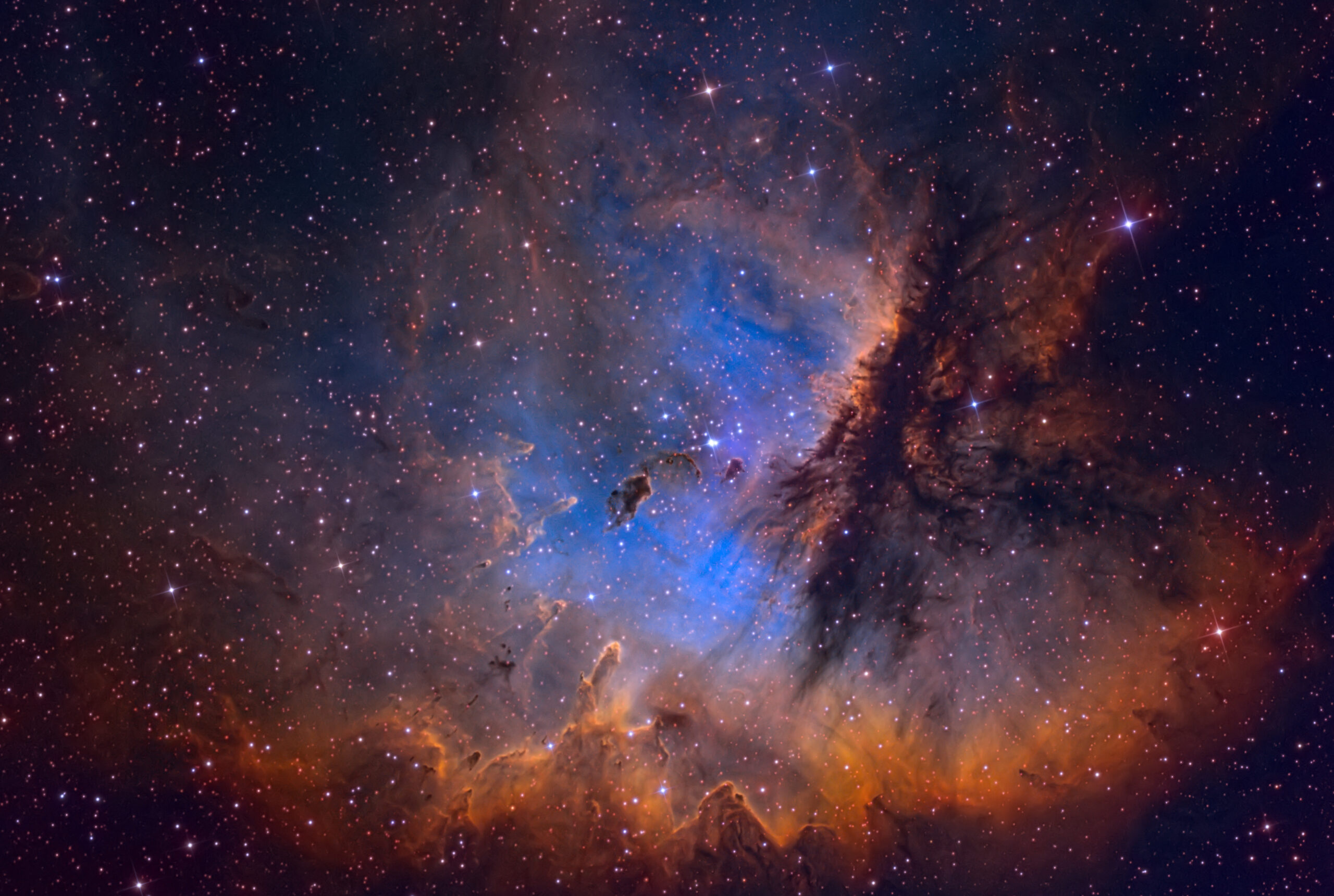 Pacman Nebula Ngc281 - Ken Crawford  Astronomy Picture Of The Day Pictures