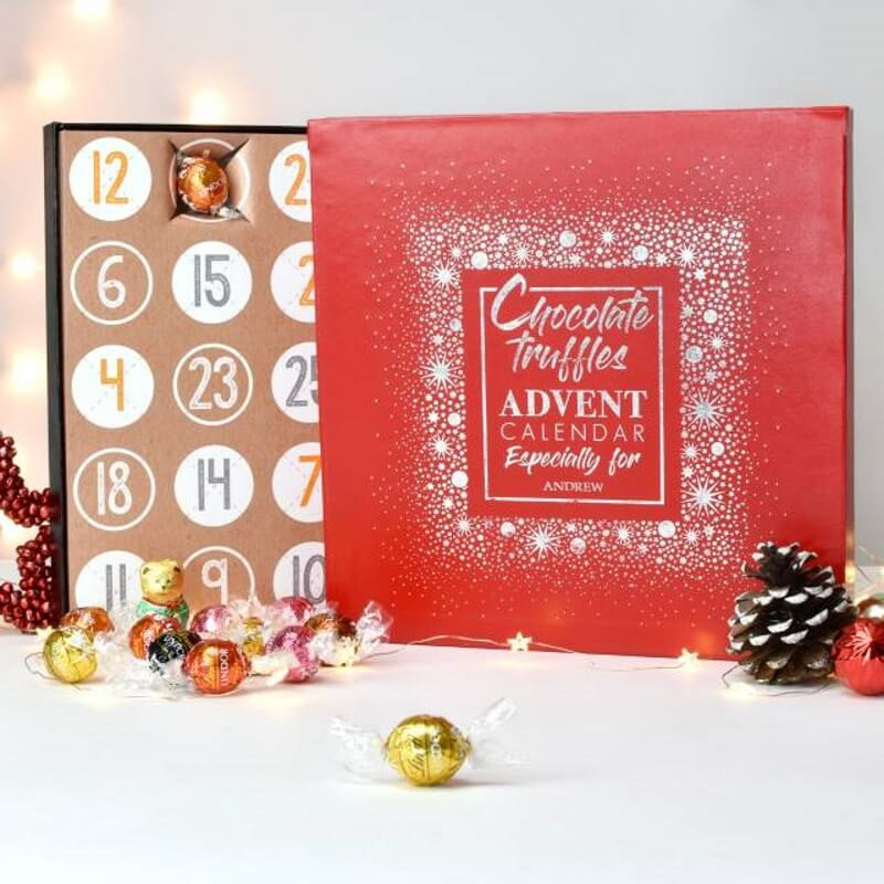 Personalised Chocolate Truffle Advent Calendar - Buy From  Do Advent Calendars Go On Sale