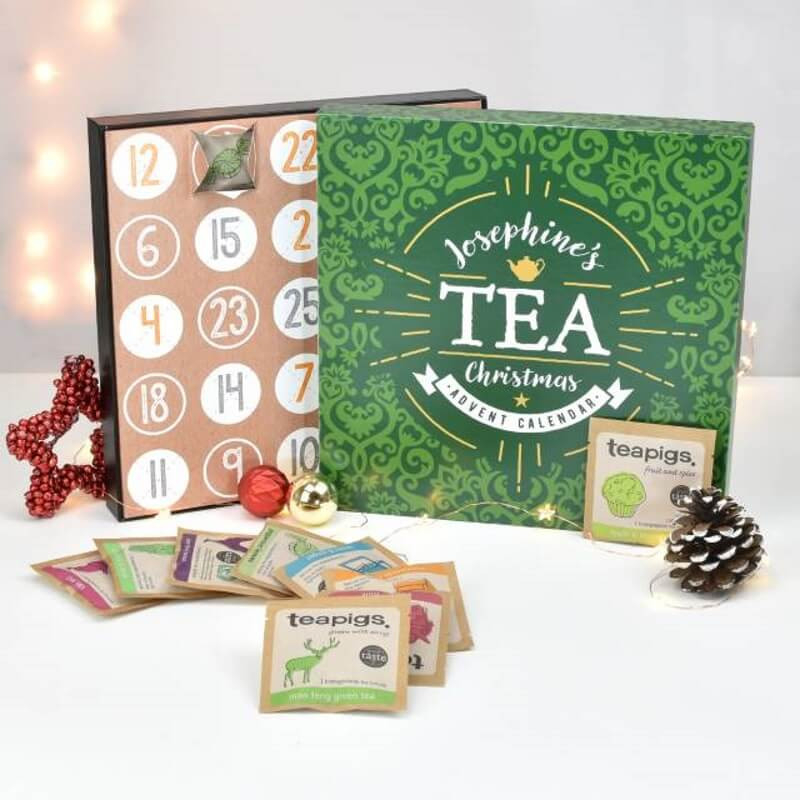 Personalised Tea Advent Calendar - Buy From Prezzybox  Do Advent Calendars Go On Sale