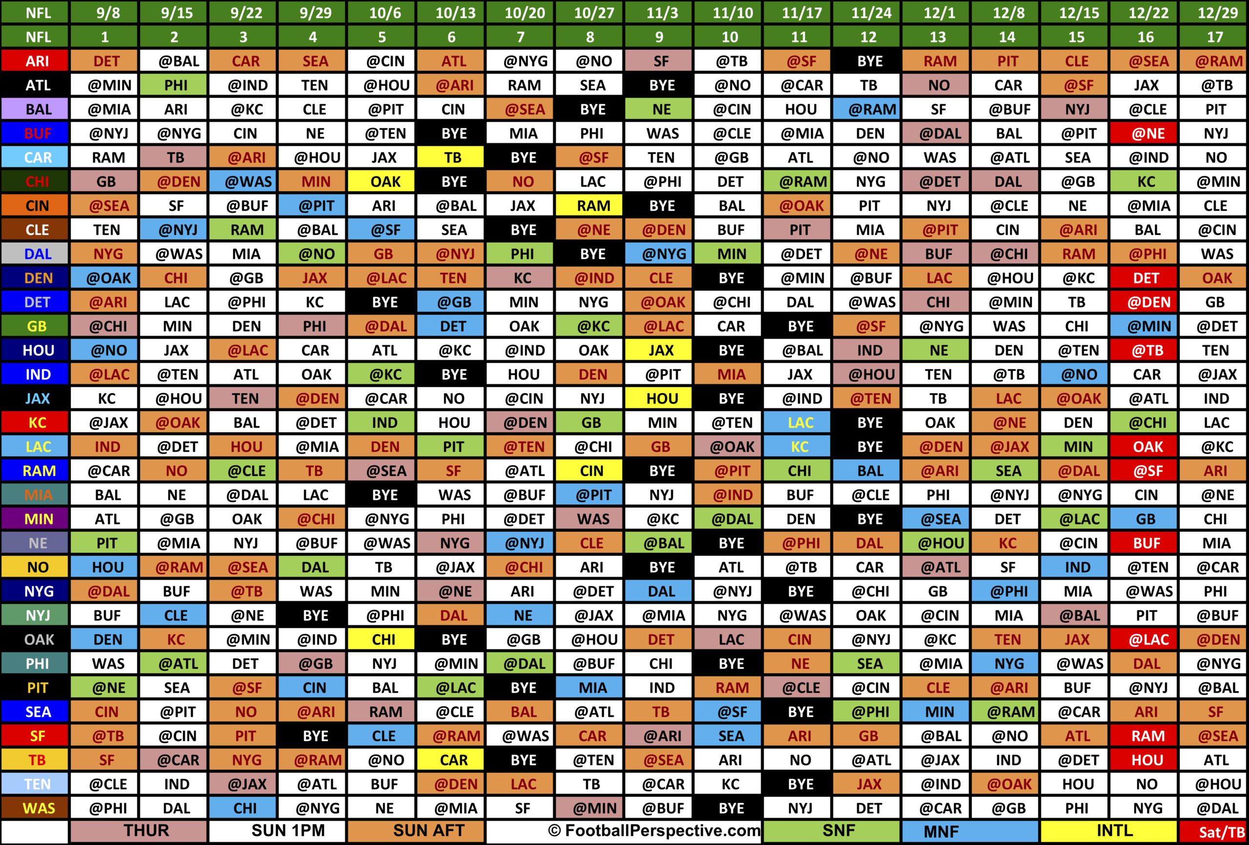 Printable 2021 Nfl Schedules | Calendar Printables Free Blank  Nfl Advent Calendar 2022