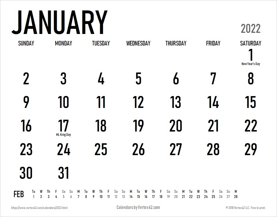 Printable 2022 Calendars | Free Printable Calendar Monthly  Free Printable Lined Monthly Calendar 2022