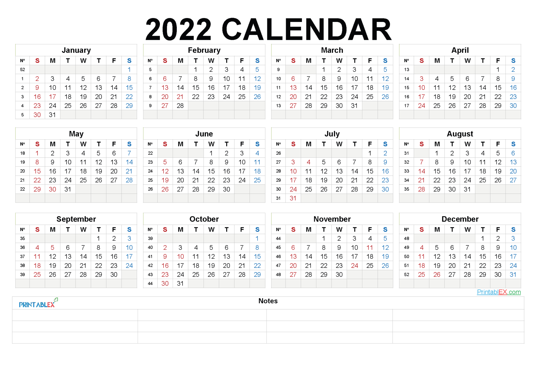 2021 Calendar Weeks Numbered - Template Calendar Design