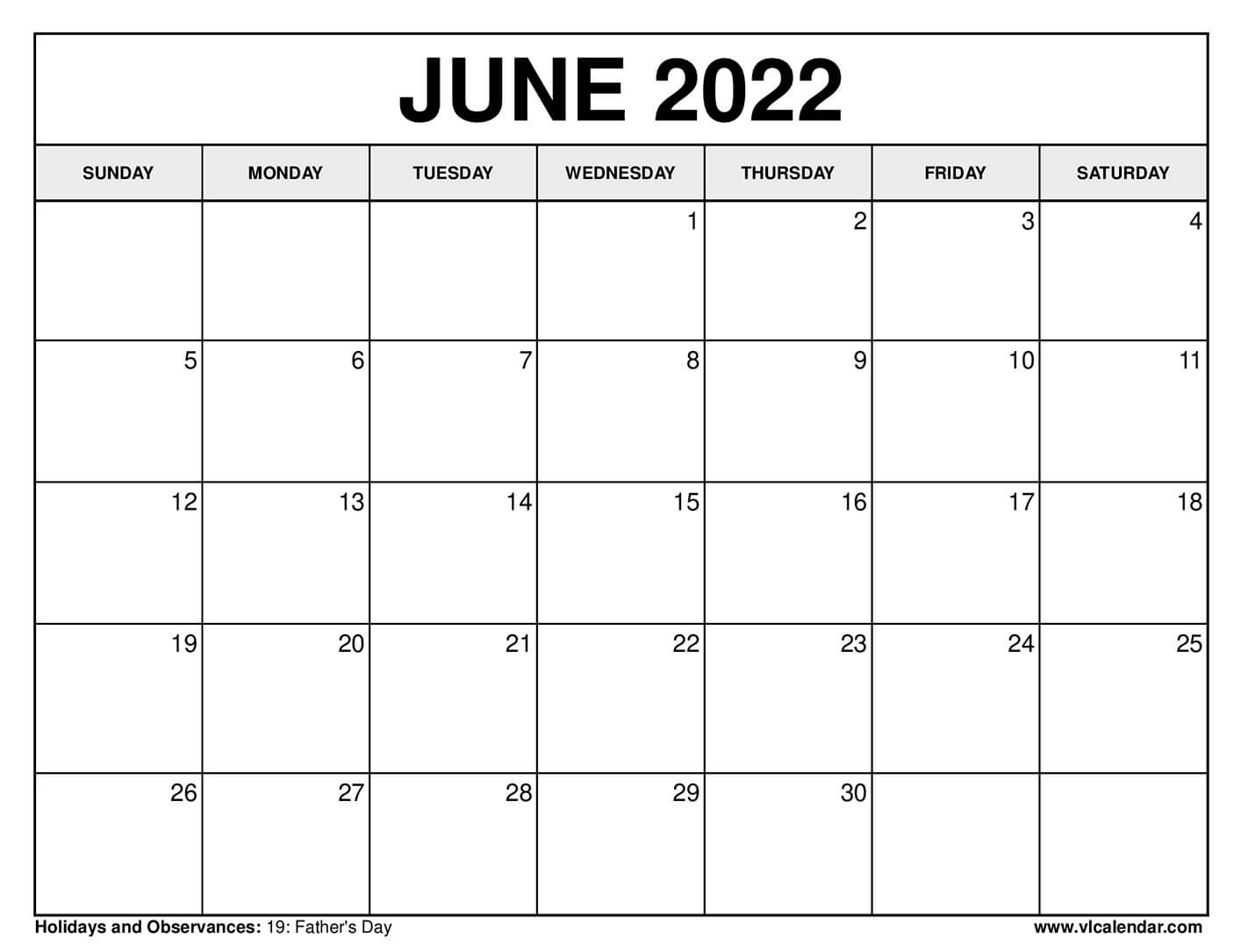 Printable Calendar June 2022 - June 2022 Australia  July 2022 To June 2022 Calendar Printable
