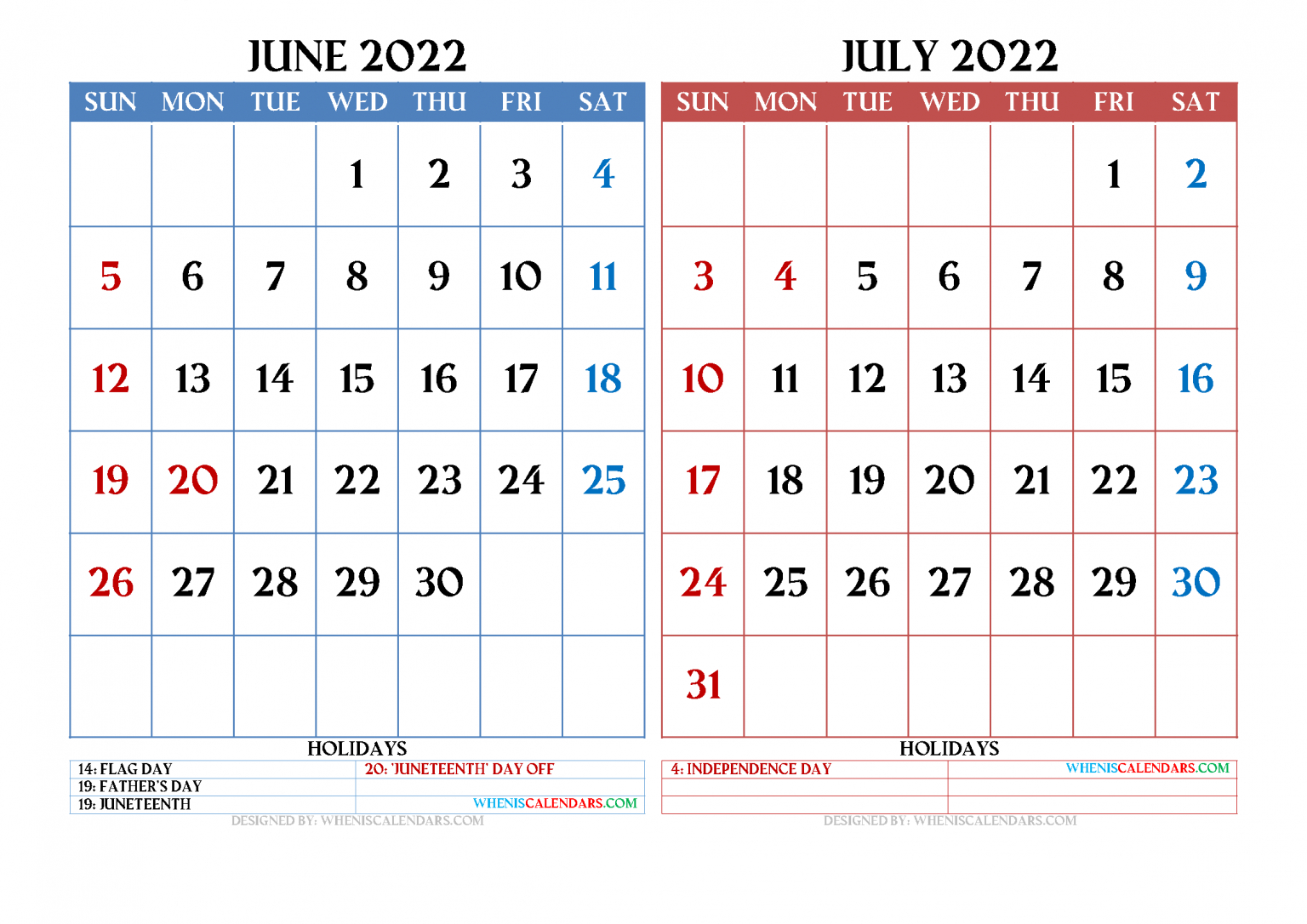 Printable Calendar June And July 2022  2022 Calendar Philippines With Holidays Printable