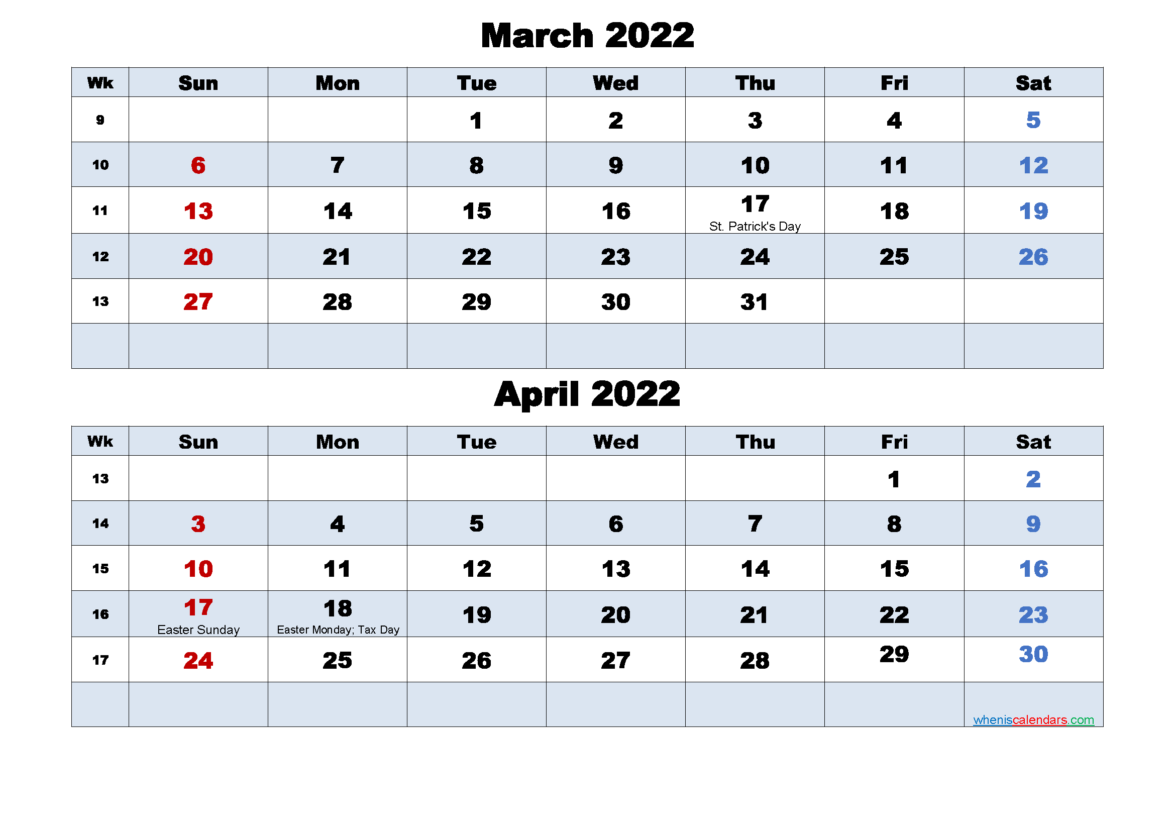 Printable Calendar March And April 2022 Word, Pdf | Free  February March April 2022 Calendar