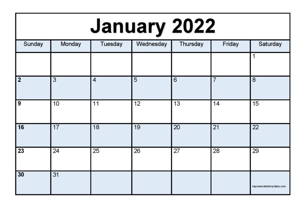 December 2022 To January 2022 Calendar - Template Calendar Design