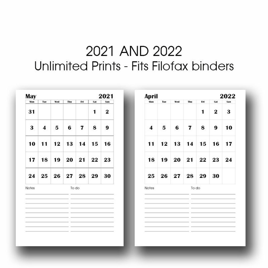 Printable Wall Calendar 2022 A3 Desk Calendar 2022 Monthly  2022 Calendar Printable A3
