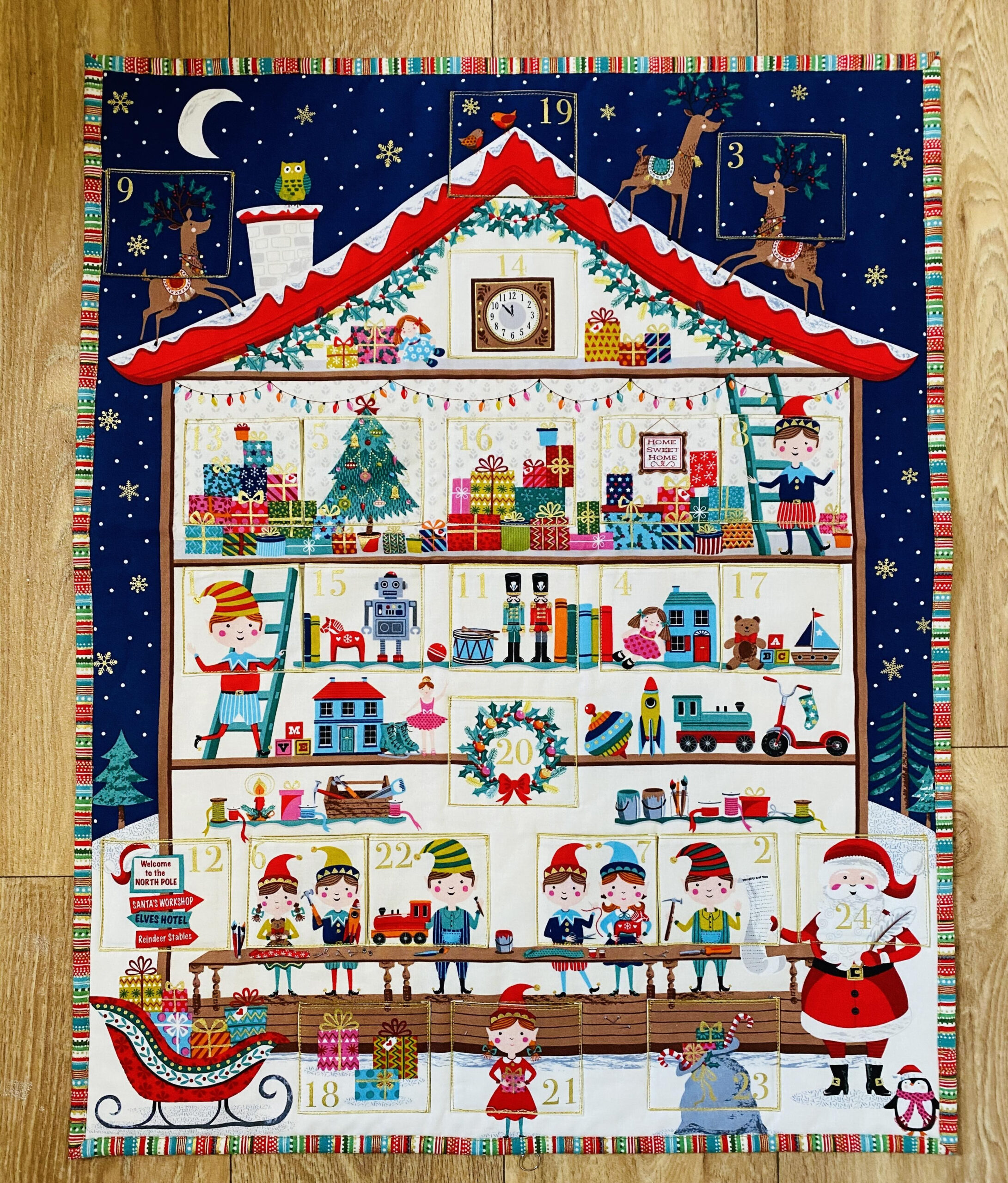 Santa&#039;S Workshop Advent Calendar Fabric Pack  Chanel Advent Calendar Blocked