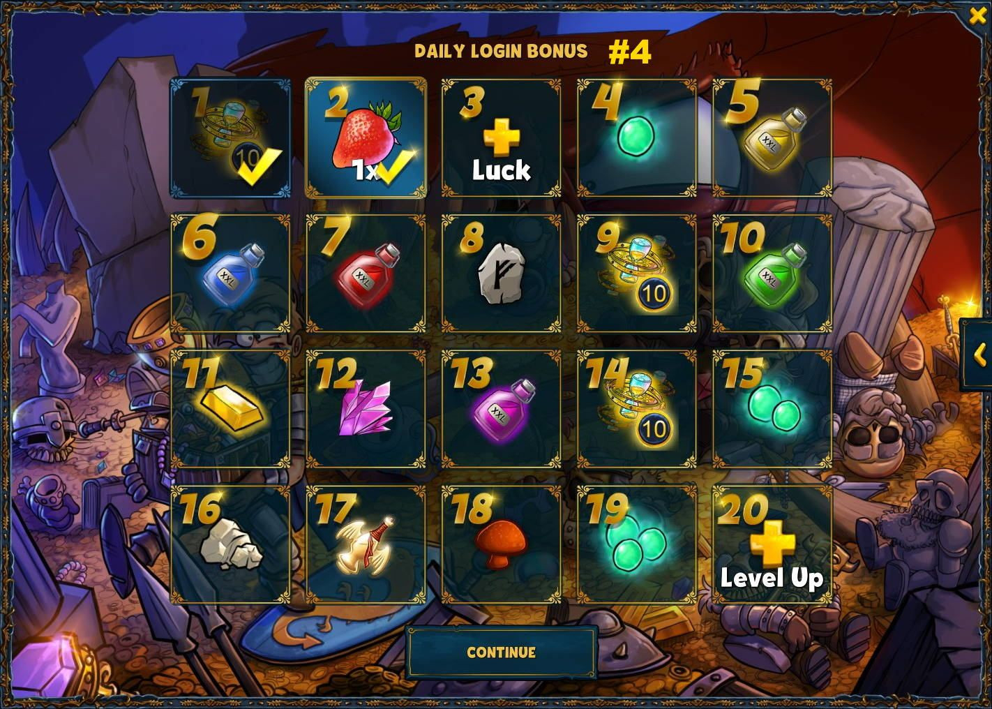 Shakes &amp; Fidget: All Rewards Of The Daily Login Bonus  Fidget Advent Calendar Usa