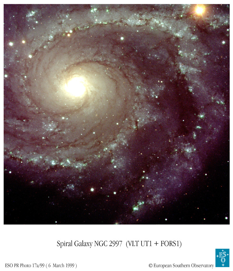Spiral Galaxy Ngc 2997 From Vlt  Apod Nasa Gov 16 June 2022