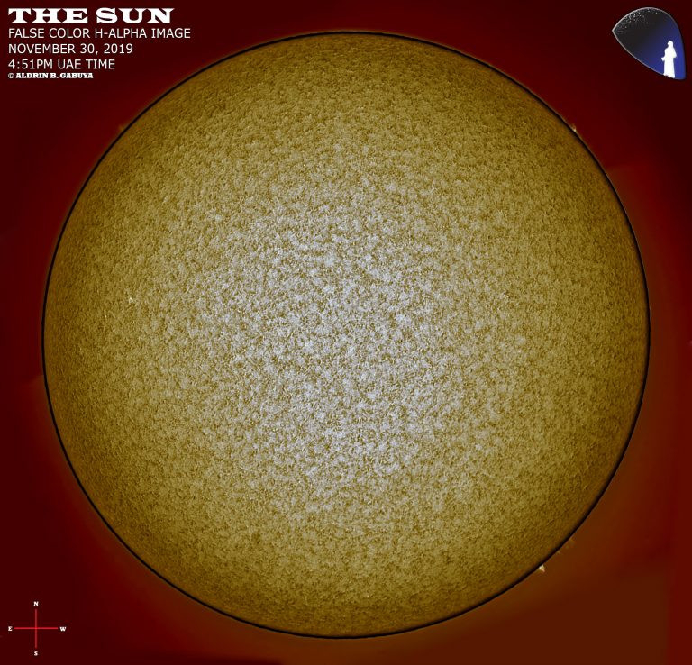 Sunspot Monitoring - November 30, 2019 | Al Sadeem Astronomy  Astronomy Picture Of The Day November 30 2022