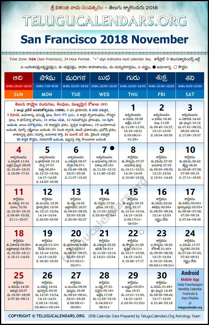 Telugu Calendar 2022 November Sfo - April Calendar 2022  Telugu Calendar 2022 Online