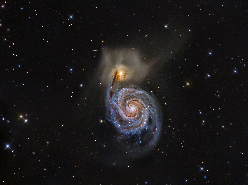 The Whirlpool Galaxy M51 | Astronomy Picture Of The  Astronomy Picture Of The Day April 16 2022