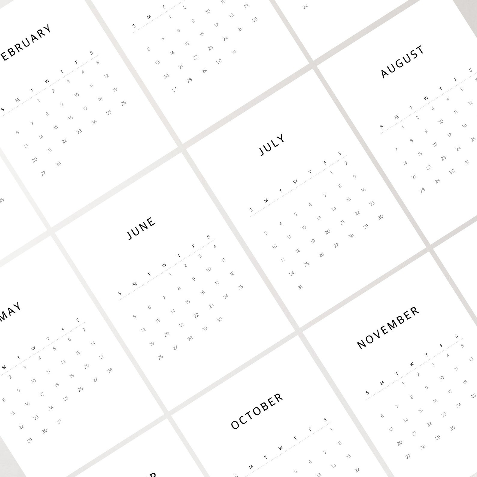 Wall Calendar 2022 Printable Monthly Calendar A4 A5 A3 | Etsy  2022 Calendar Printable A3