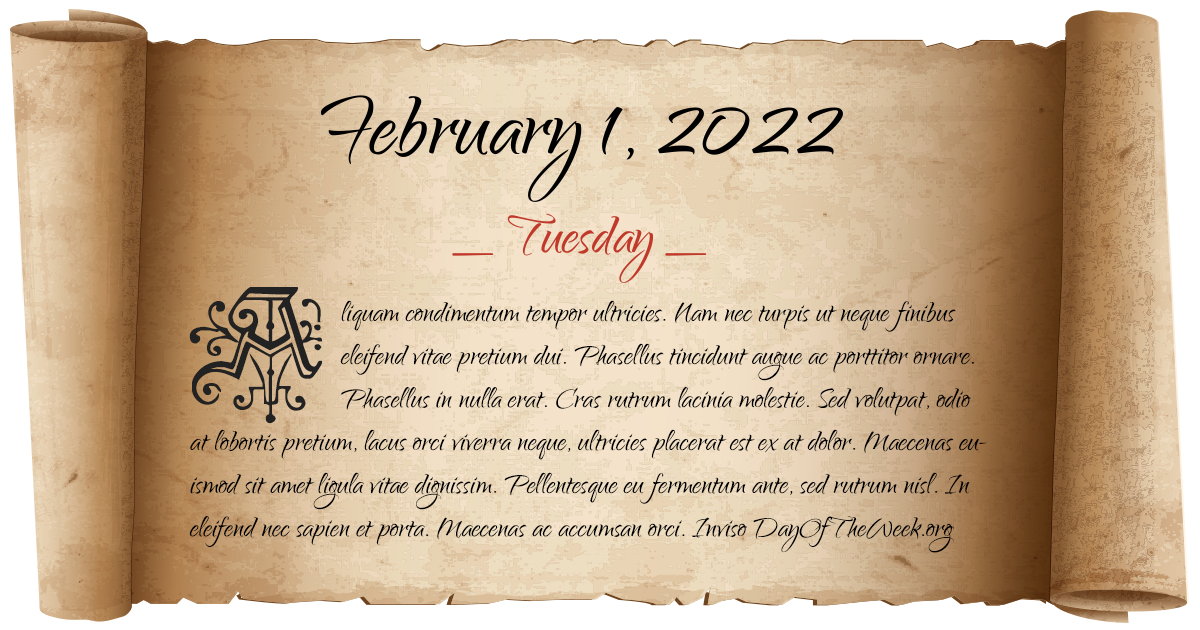 What Day Of The Week Is February 1, 2022?  Astronomy Picture Of The Day April 1 2022