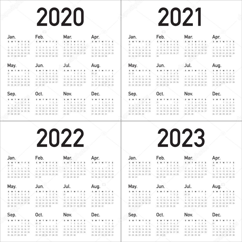 Calendar For 2022 And 2023 - Template Calendar Design